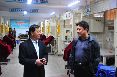 校长工作室访问科工 友好交流共话职教发展新思路